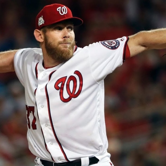 Washington Nationals Stephen Strasburg Home Jersey Majestic - Picture 10 of 11